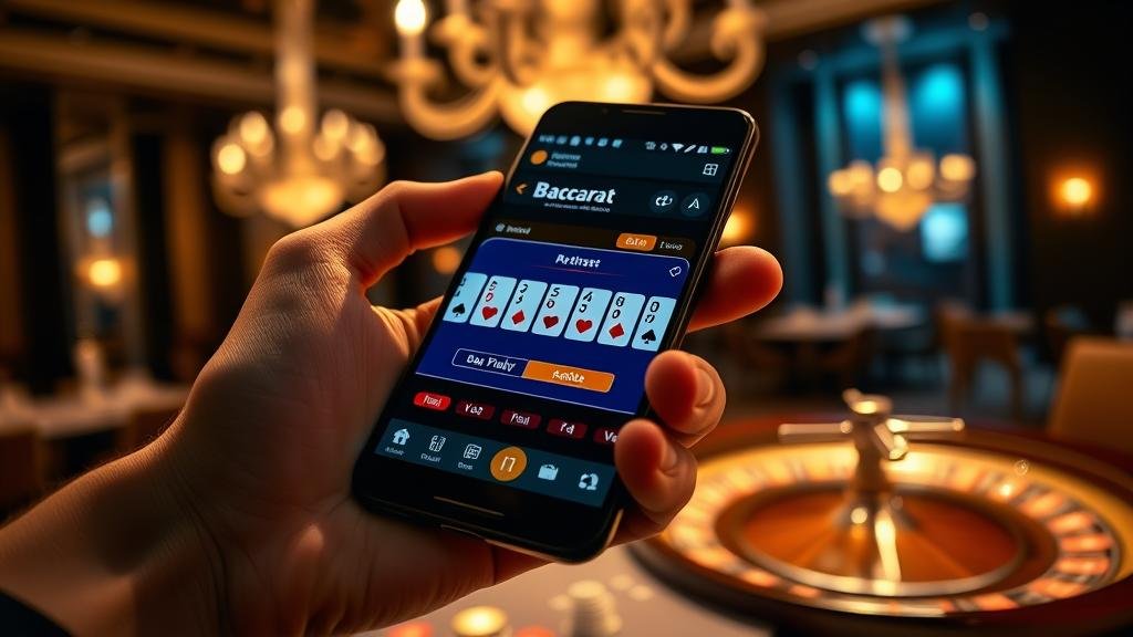การเล่นบาคาร่าLITE บนมือถือ Android ด้วยการอ่านเค้าไพ่