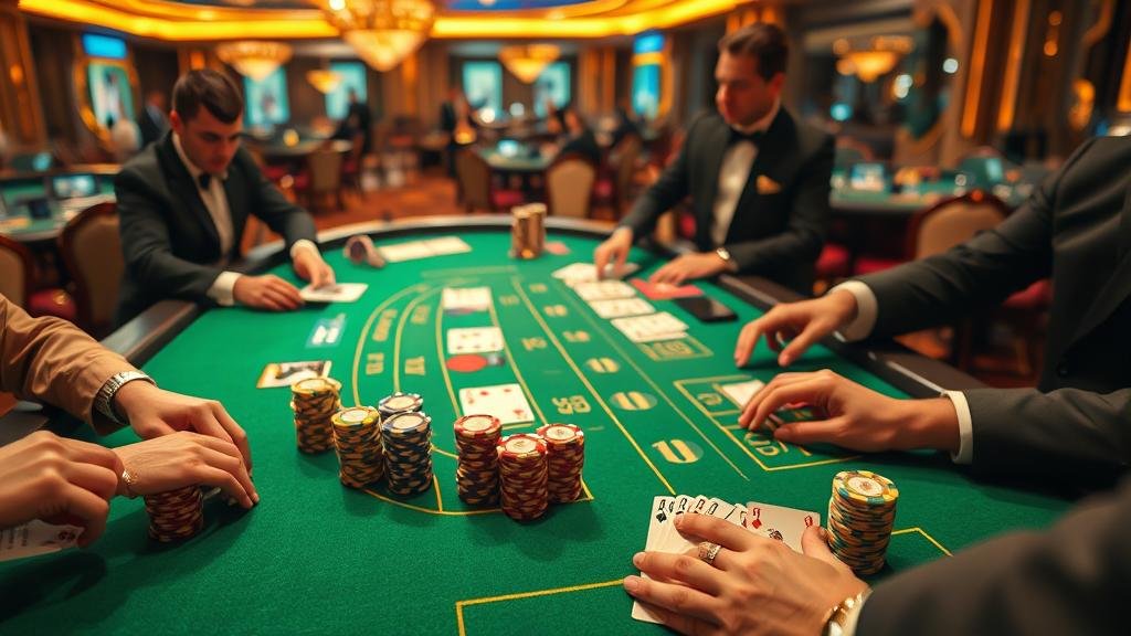 ตารางสถิติบาคาร่าบนหน้าจอคอมพิวเตอร์