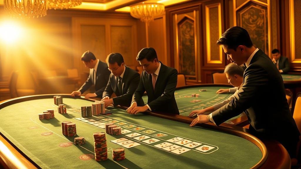 การเปรียบเทียบรูปแบบเค้าไพ่บาคาร่าในห้องต่างๆ