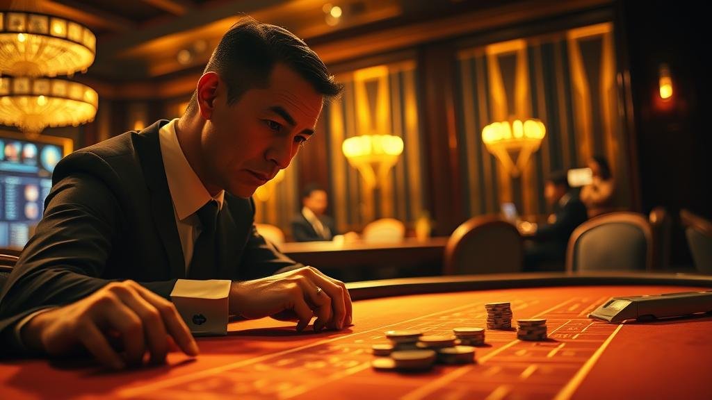 บรรยากาศการเล่นบาคาร่าสด