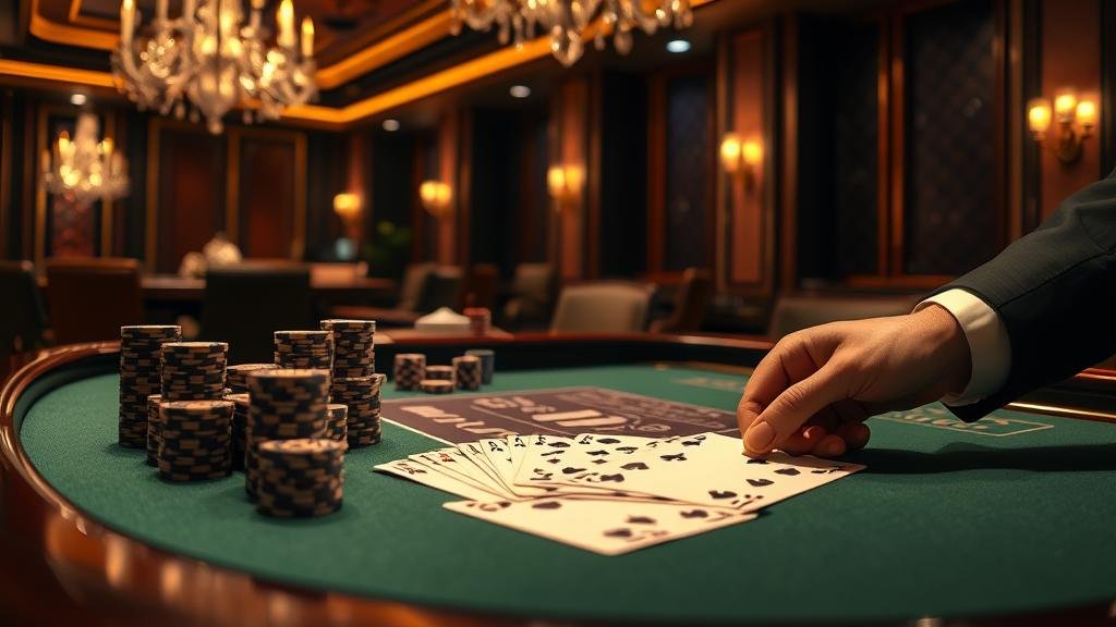 โต๊ะบาคาร่าที่หรูหราและทันสมัย