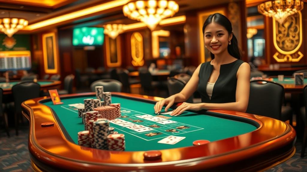 โต๊ะบาคาร่าสดในคาสิโนยุโรป