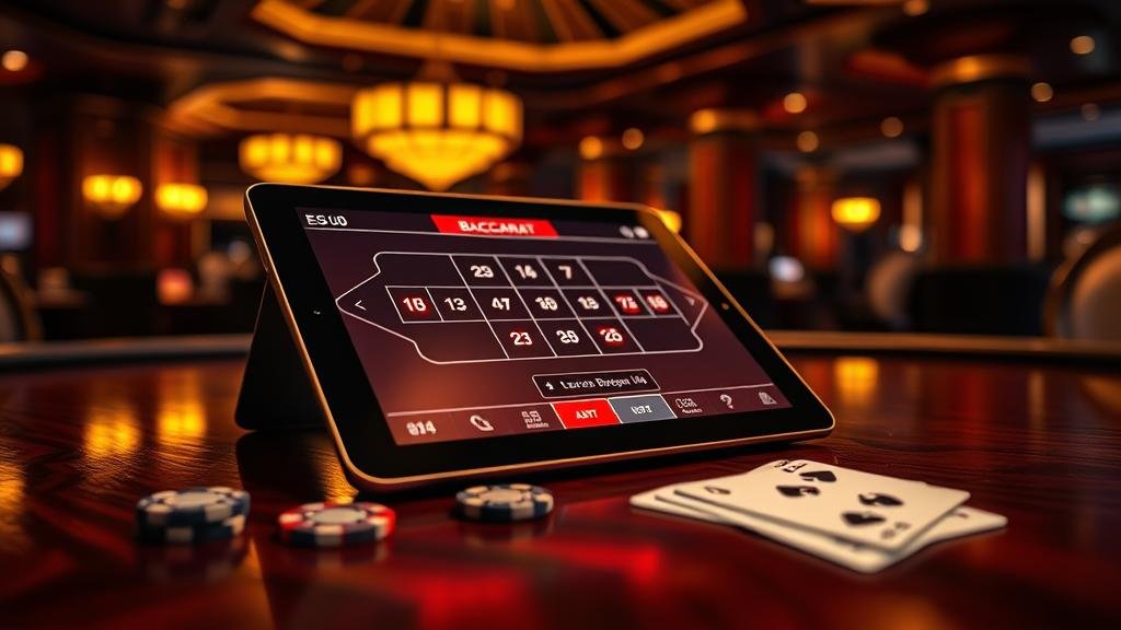 กลยุทธ์บาคาร่าบนแท็บเล็ต