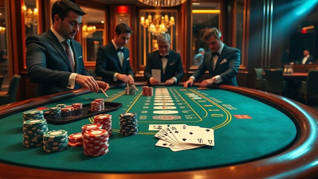 หน้าจอแสดงสถิติบาคาร่าบนแท็บเล็ต