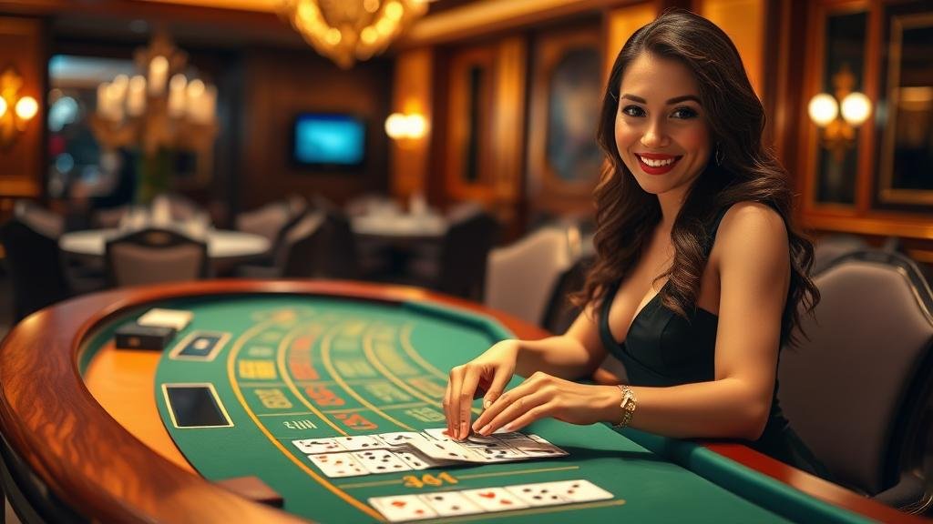 หน้าจอเกมบาคาร่า DreamGaming พร้อมตัวเลือกหลากหลาย