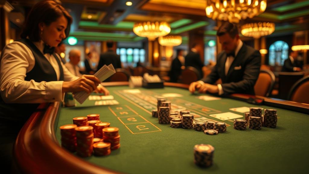 ตัวอย่างหน้าตาห้องบาคาร่าจากค่ายดัง