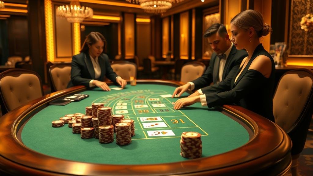 ห้องบาคาร่าสด LuckyStreak บรรยากาศคลาสสิก