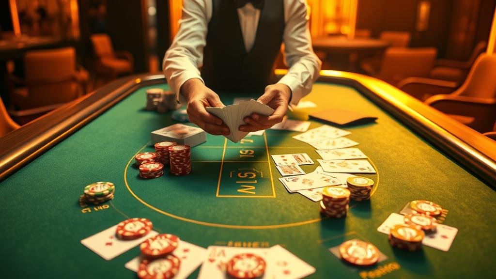 อินโฟกราฟิกแสดงเค้าไพ่บาคาร่า