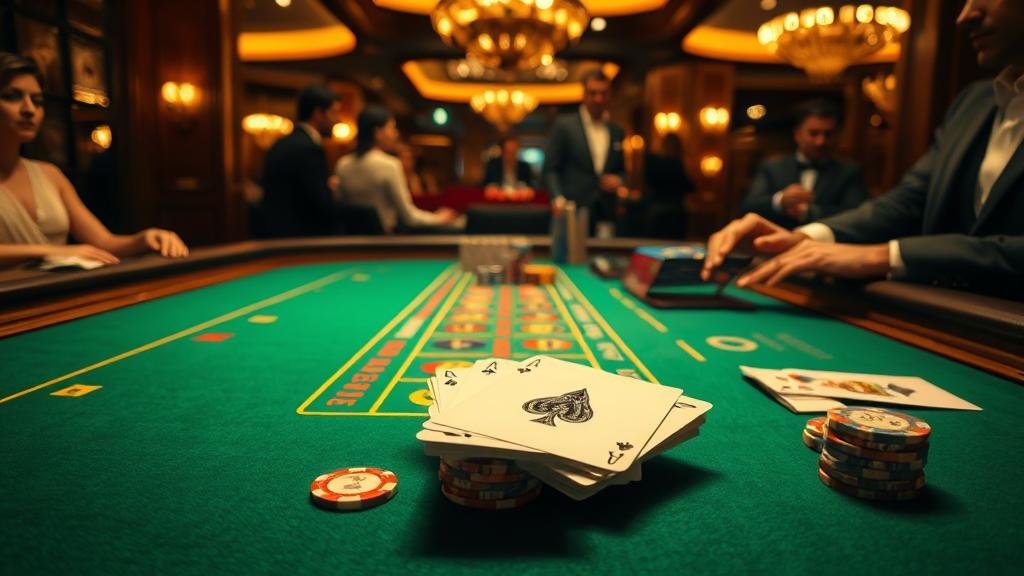 ภาพแสดงเค้าไพ่บาคาร่าแบบต่างๆ