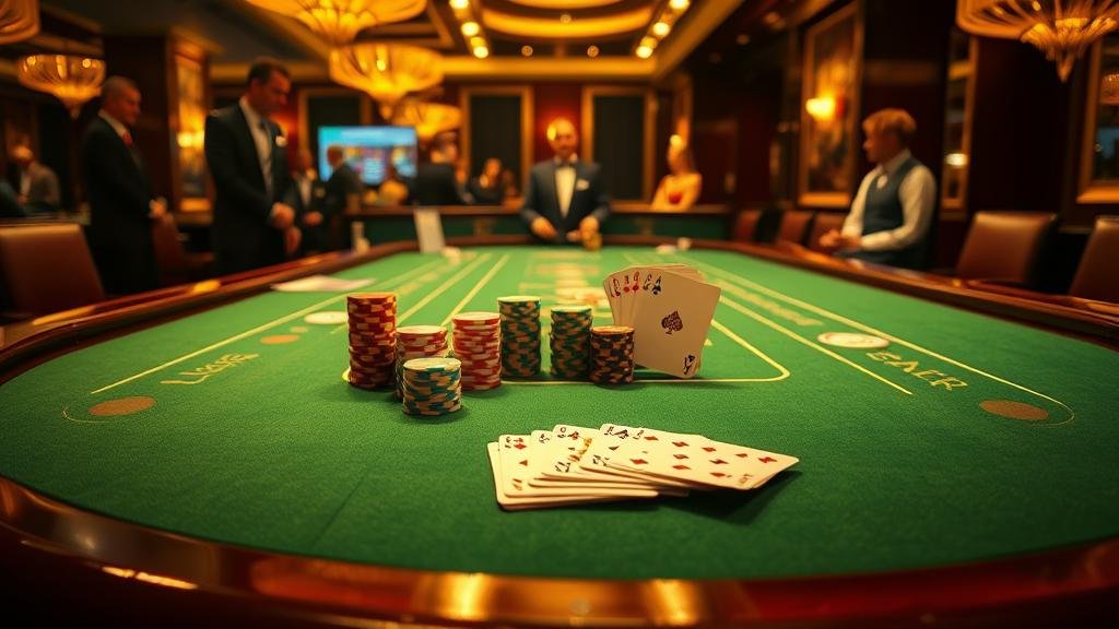 ตัวอย่างเค้าไพ่ปิงปองยาวในบาคาร่า