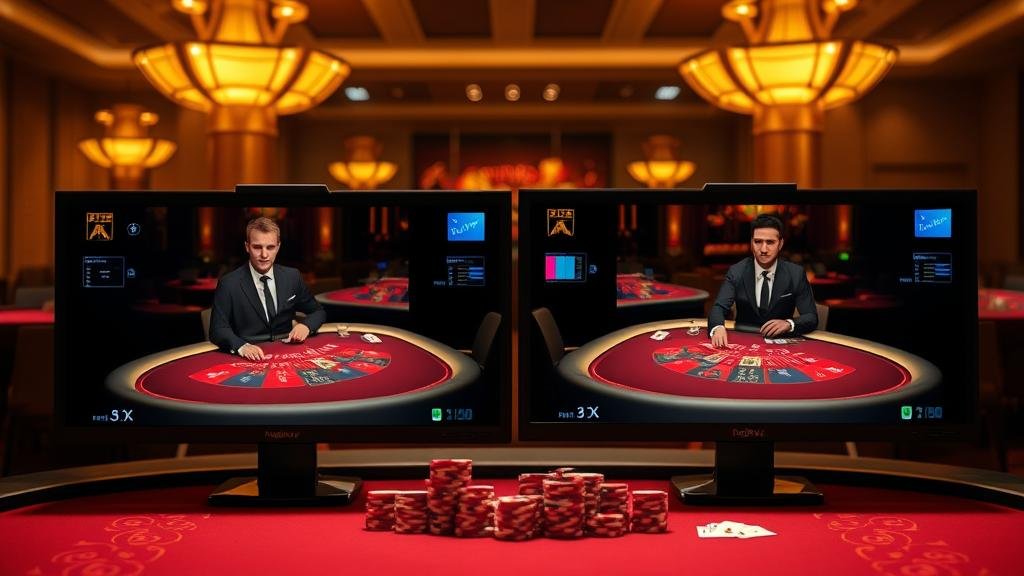 เค้าไพ่บาคาร่า รูปแบบมังกรและปิงปอง