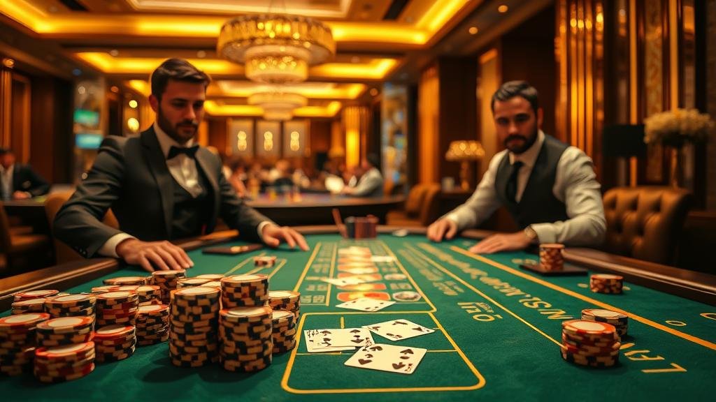 ตารางแสดงเค้าไพ่บาคาร่า