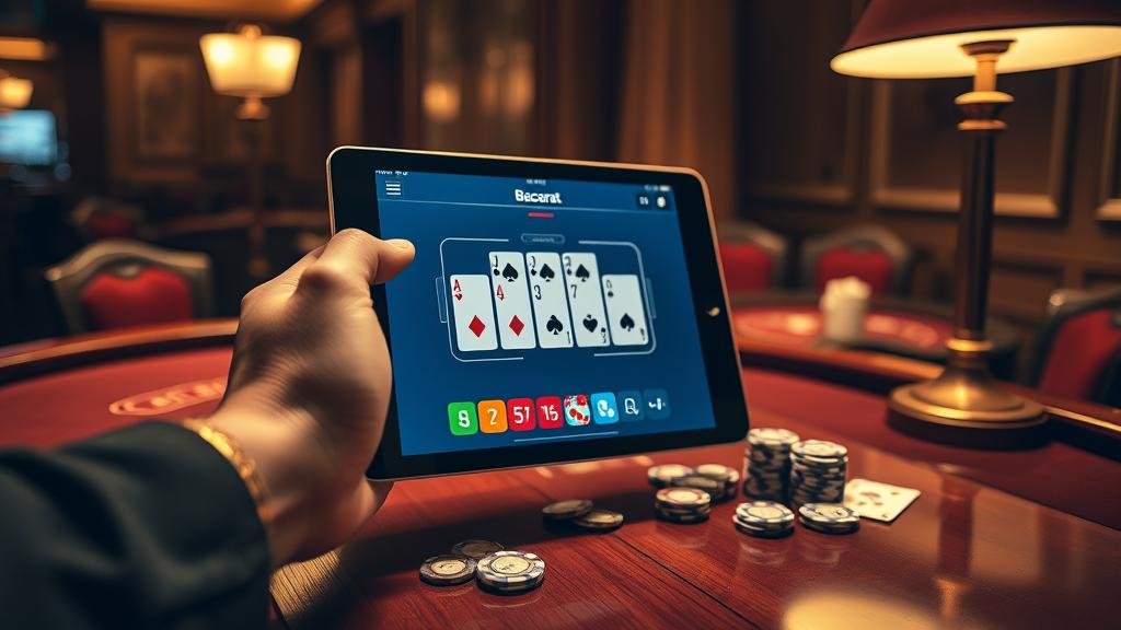 การวิเคราะห์สถิติบาคาร่าบน iPad