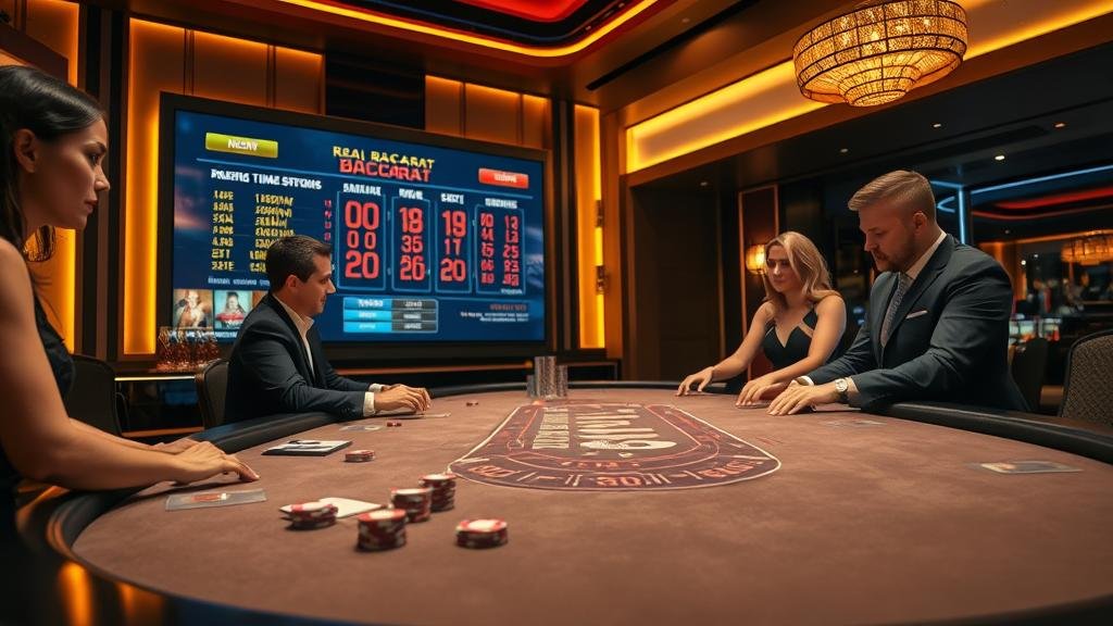 กราฟแสดงเทคนิคการเดินเงินบาคาร่า