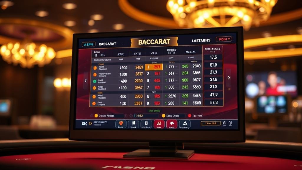 การแสดงผลเค้าไพ่บาคาร่า ถนนใหญ่ใน AllBet