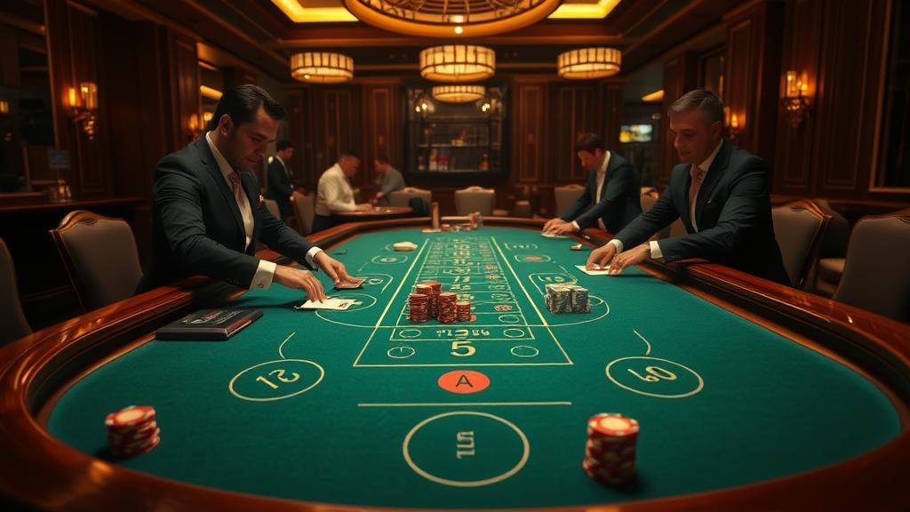 หน้าจอแสดงสถิติและสถิติการออกไพ่บาคาร่า