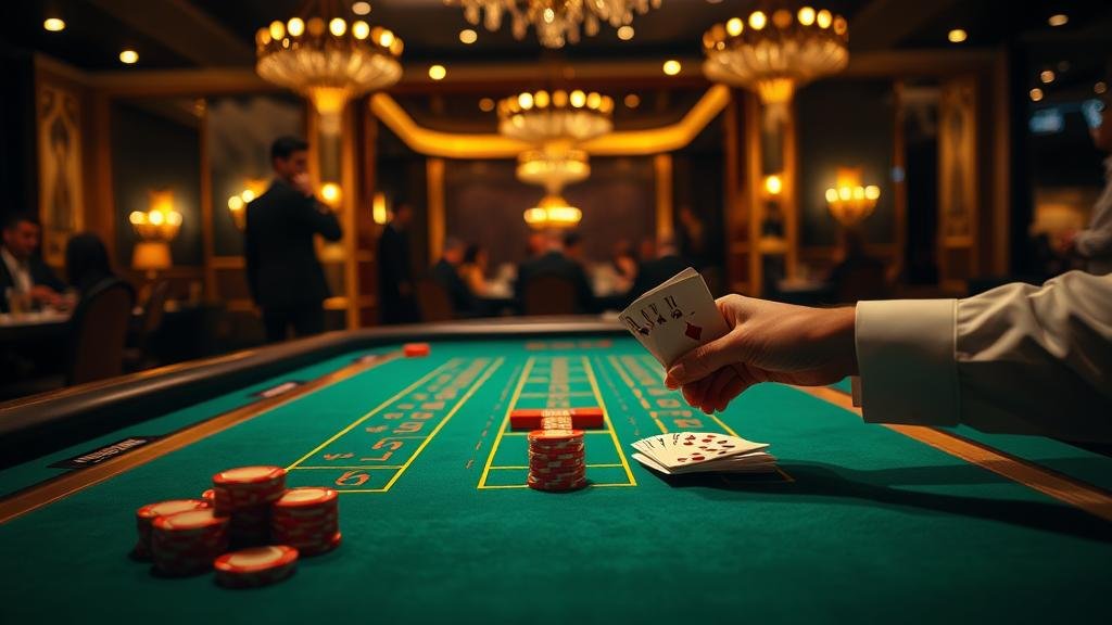 ตัวอย่างเค้าไพ่บาคาร่าและการเดินเงิน