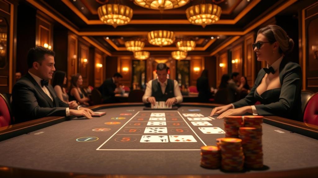 ตัวอย่างเค้าไพ่บาคาร่า: ลูกปัด, ถนนเล็ก, มังกรยาว