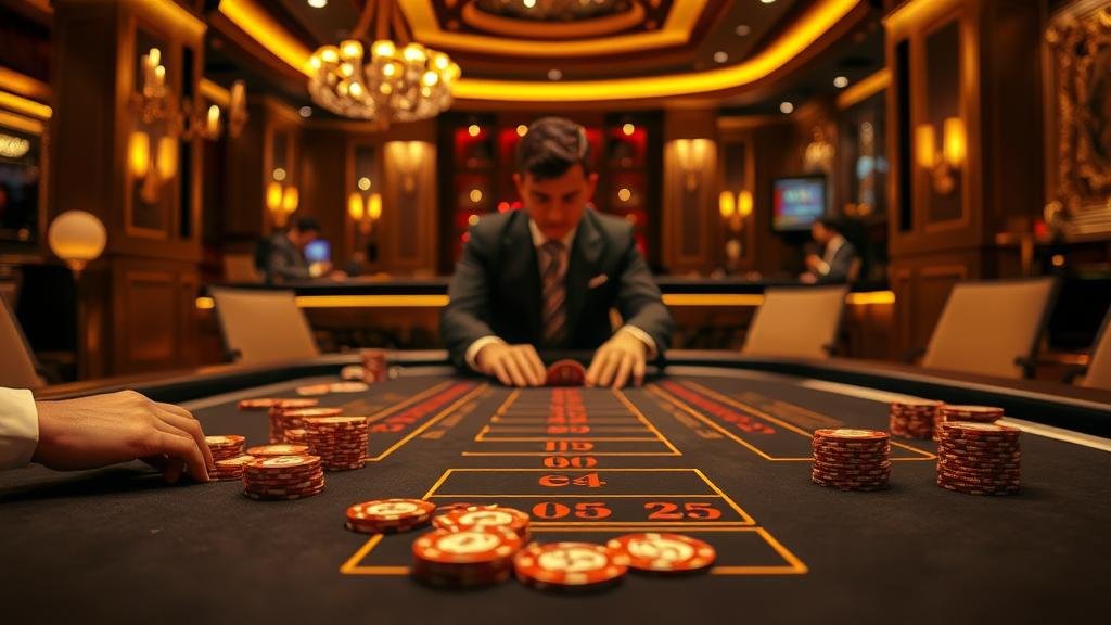 ตัวอย่างเค้าไพ่ถนนใหญ่ (Big Road) ในบาคาร่า