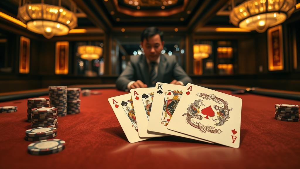 หน้าจอเกมบาคาร่า แสดงสถิติการเล่น