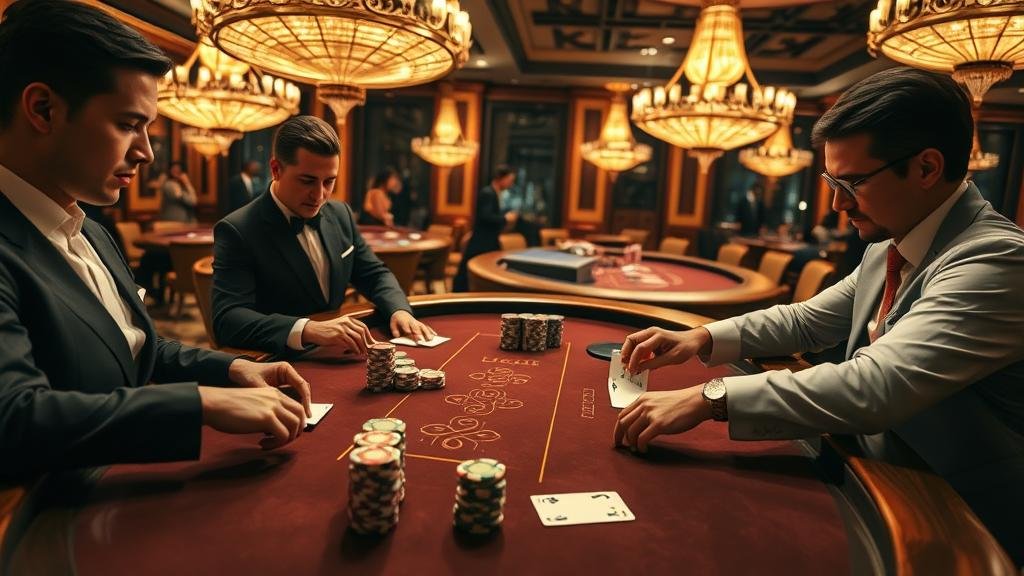 ตารางบาคาร่าพร้อมชิปและไพ่