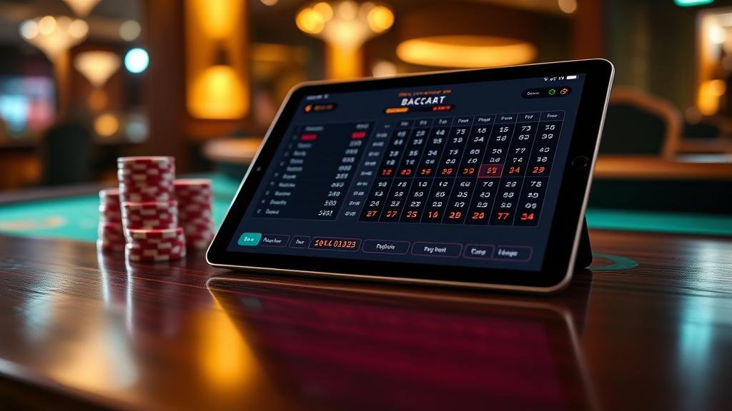 การเล่นบาคาร่าสดด้วยสูตรบน iPhone