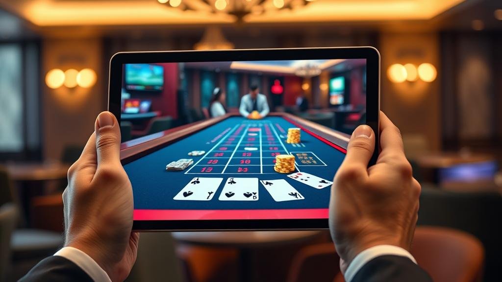 การวิเคราะห์สถิติบาคาร่าบนแท็บเล็ต