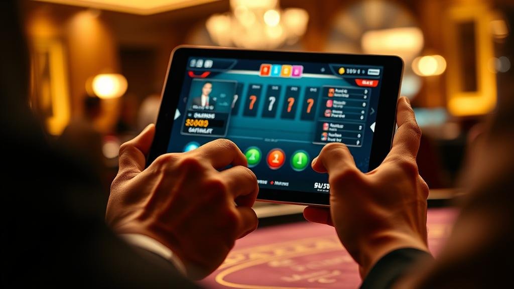 การวางแผนกลยุทธ์บาคาร่าบนแท็บเล็ต
