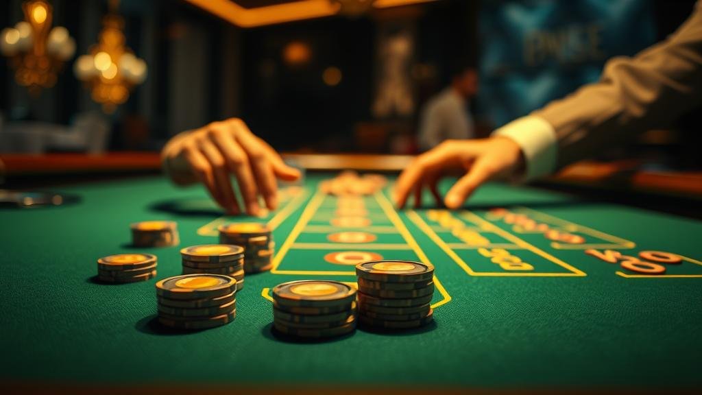 ตัวอย่างเค้าไพ่มังกรในเกมบาคาร่า