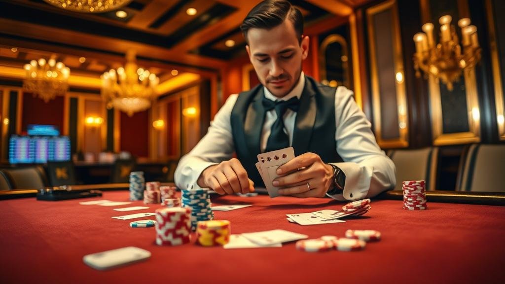 กราฟแสดงสถิติและเปอร์เซ็นต์บาคาร่า