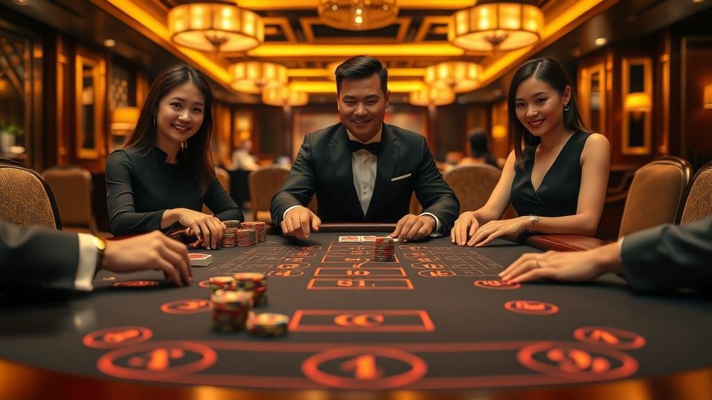 ตัวอย่างเค้าไพ่บาคาร่าแบบต่างๆ สไตล์เอเชีย