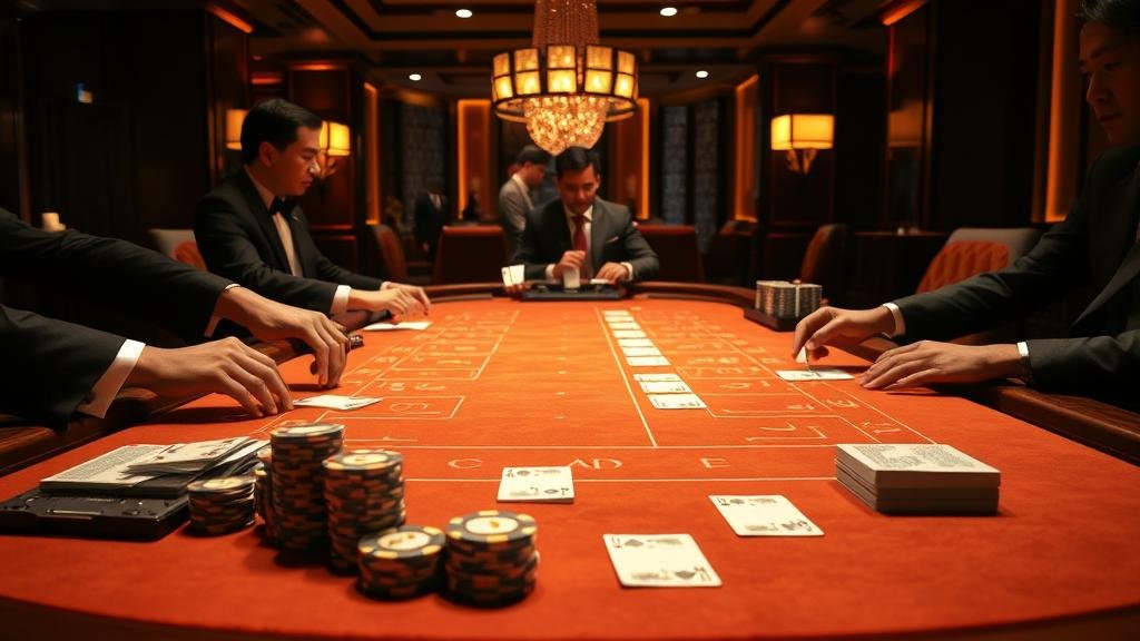 แดชบอร์ดแสดงสถิติการเล่นบาคาร่าและการจัดการเงินทุน