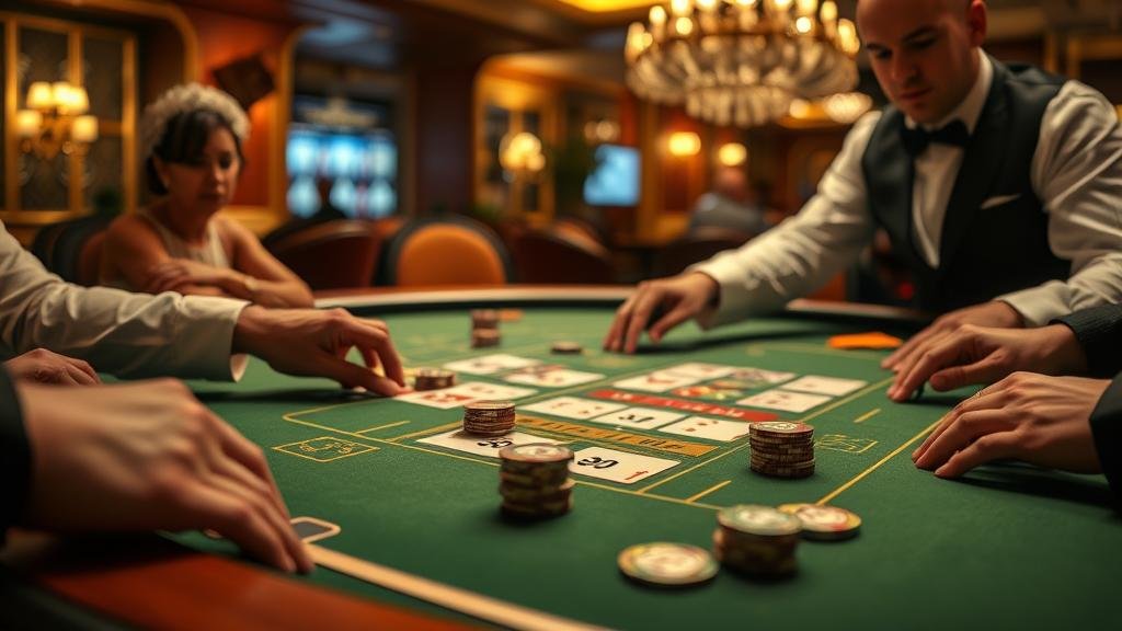 บรรยากาศการเล่นบาคาร่าสดที่หลากหลาย