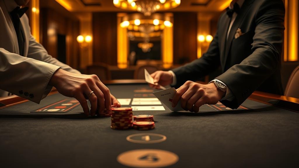 กราฟแสดงผลกำไรจากการเล่นบาคาร่า