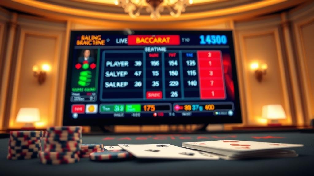 ภาพอินโฟกราฟิกกลยุทธ์บาคาร่า