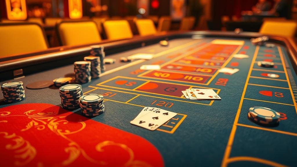 ภาพประกอบระบบการเดิมพันบาคาร่า สองติด (Paroli)