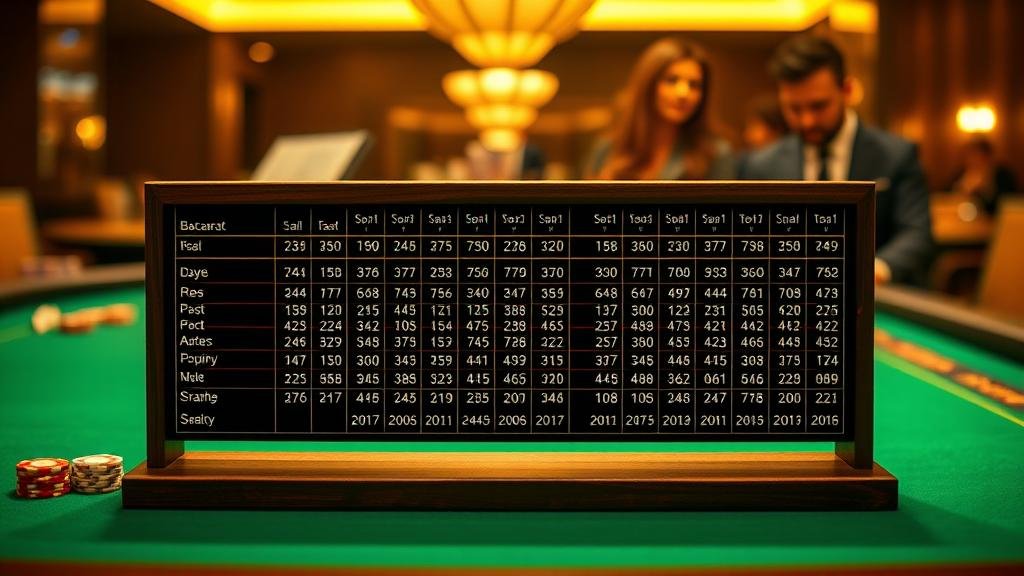 การตั้งเป้าหมายกำไรบาคาร่า