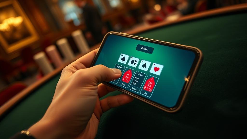 การเล่นบาคาร่าบนแท็บเล็ต