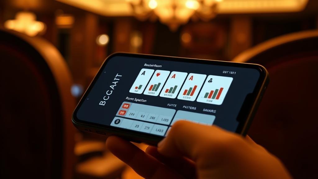 กราฟแสดงสถิติและกลยุทธ์การเดินเงินบาคาร่า