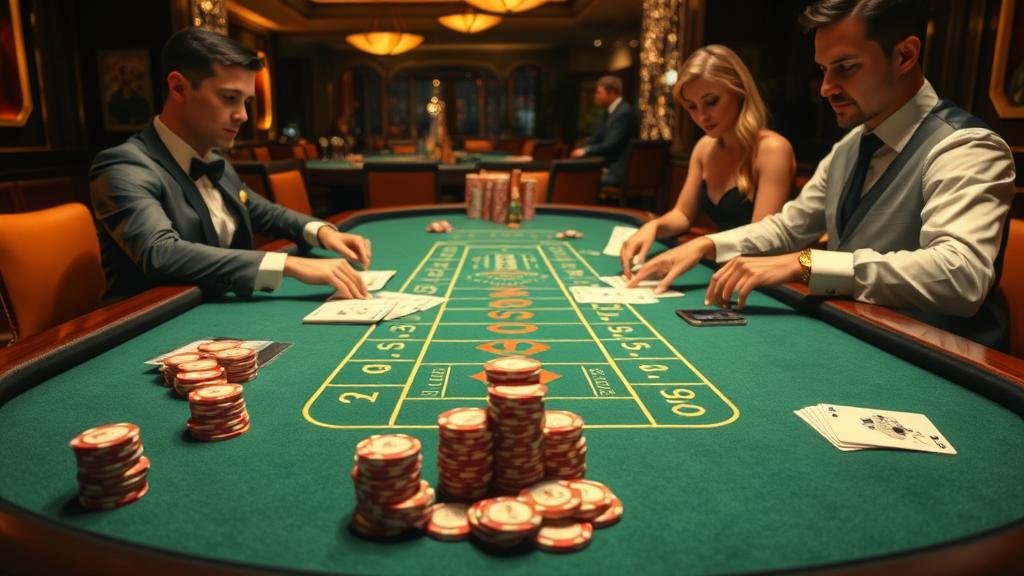 อินเทอร์เฟซบาคาร่า HD พร้อมเค้าไพ่