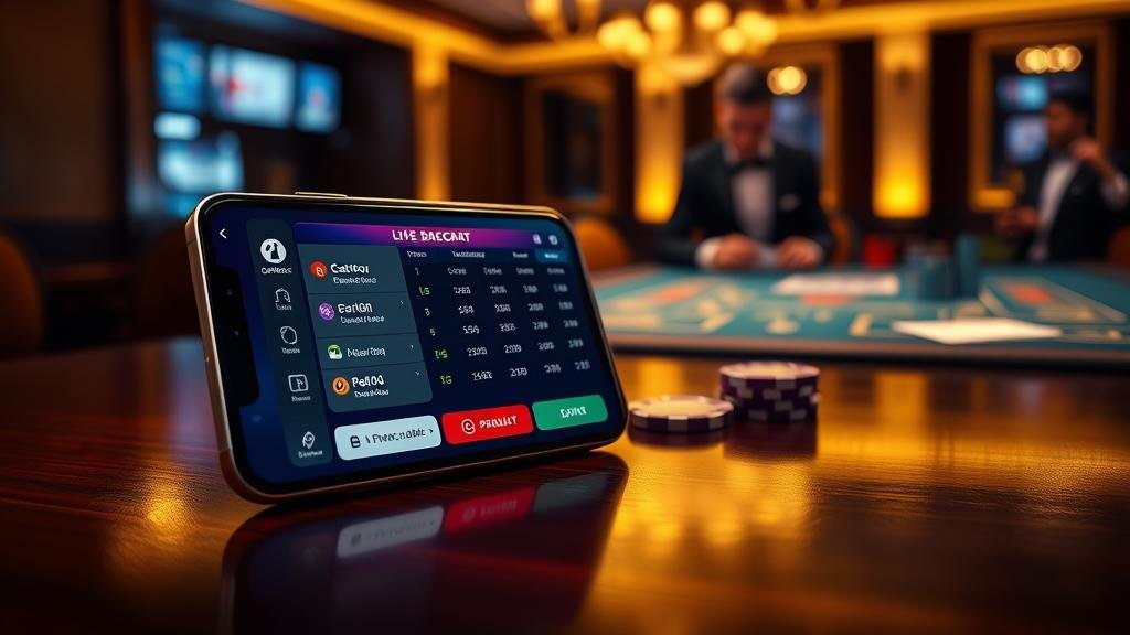 หน้าจอแสดงสถิติเค้าไพ่บาคาร่า