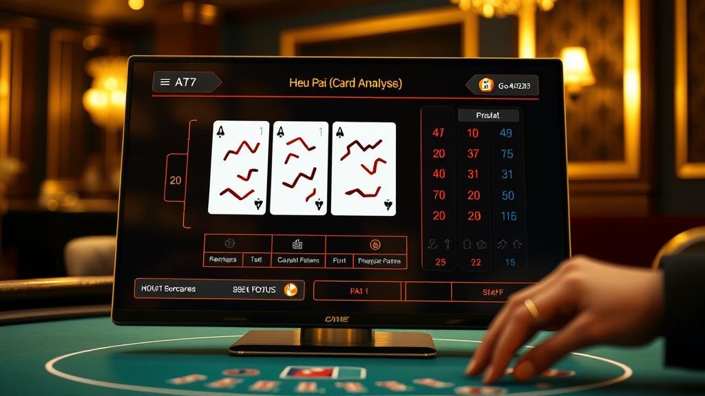 ภาพประกอบ เค้าไพ่สามตัด และ ซิกแซก บาคาร่า