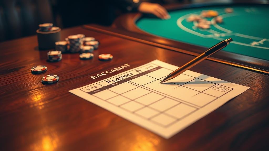 กราฟแสดงเปอร์เซ็นต์การชนะบาคาร่า