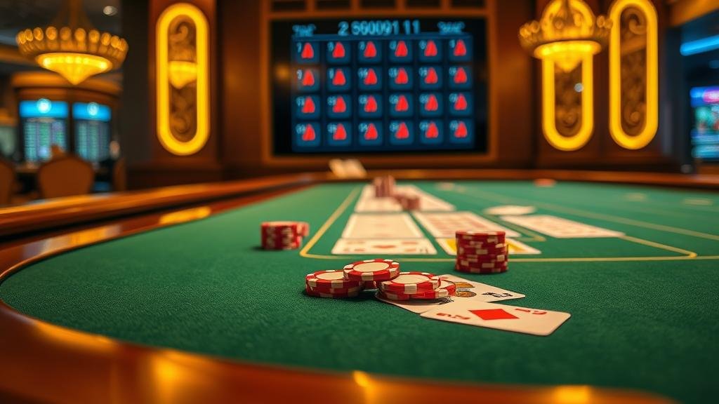 แผนภาพกลยุทธ์เดินเงินและรูปแบบเค้าไพ่บาคาร่า