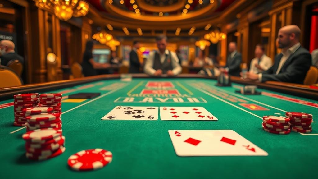 ตารางแสดงอัตราจ่ายและตัวเลือกประกันภัยในบาคาร่า