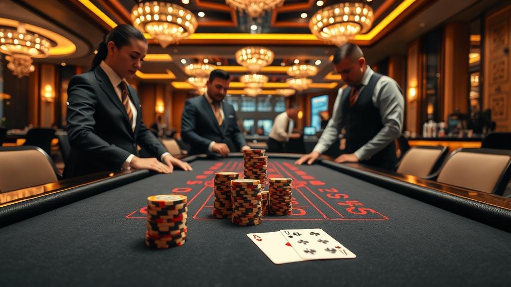 ตารางถนนใหญ่ (Big Road) แสดงผลการออกไพ่บาคาร่า