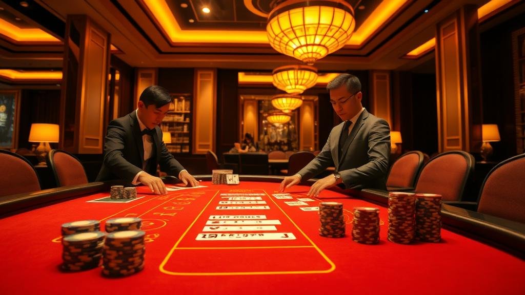 อินเทอร์เฟซเกมบาคาร่าจาก LuckyStreak และ XPG