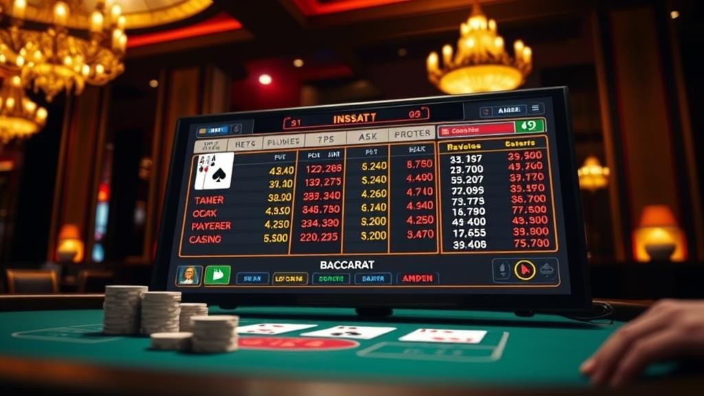 อินเทอร์เฟซเกมบาคาร่า N2Live ที่ทันสมัย