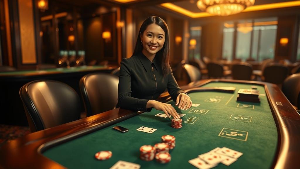 ตัวอย่างการแสดงผลเค้าไพ่ถนนเล็กในบาคาร่า