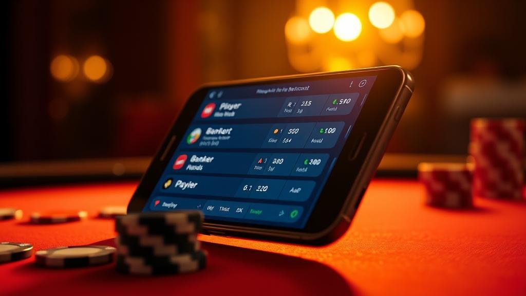 การวิเคราะห์สถิติบาคาร่าบนแท็บเล็ต